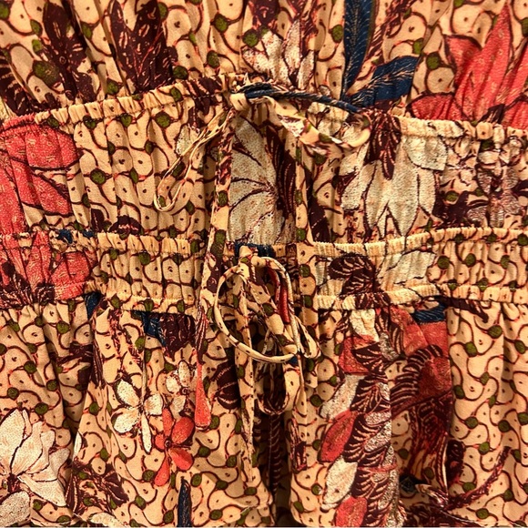 Ulla Johnson Oni Dress 6 Garden Rose NWT floral ruffles silk - Picture 4 of 15